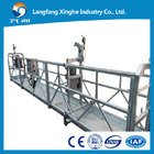 China Electric suspended rope cradle , zlp hot galvanized steel gondola , CHNT suspended scaffolding platform manufacturer