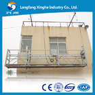 China Electric swing stage gondola , zlp630 / zlp800 aerial chimney suspended scaffolding , Hoist suspended platform manufacturer