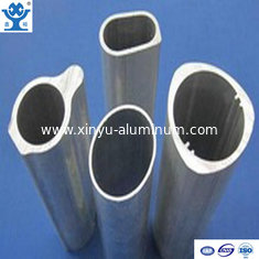 China Customized aluminum extrusion oval tube in different size supplier