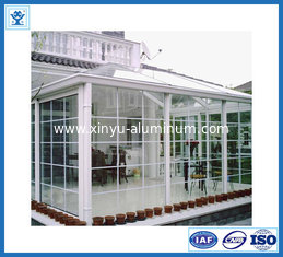 China China manufacturer top quality white painted aluminum profile for sunroom supplier