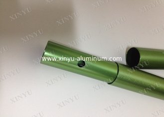 China 6061 Series Green Colar Drawing Polishing Aluminum Tube for Oars/Sliding Paddles supplier