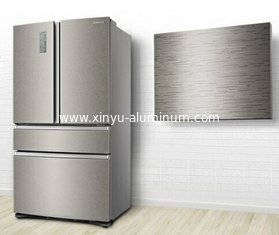 China Brushed and Anodizing Aluminium Panel for Refrigerator Door Popular in Korea supplier