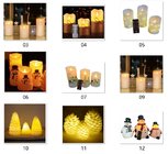 USB rechargeable,LED candle set with IR remote,with timer,0.03w,amber flame color,DC5V USB cable input,300mah battery