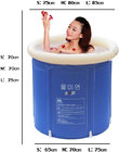 Folding tub bath barrel adult tub inflatable bath, thicker plastic bucket bath tub
