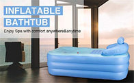 Inflatable Adult Bath Tub, Free-Standing Blow Up Bathtub with Foldable Portable Feature for Adult