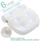 Ergonomic Bath Pillow Bathtub Spa Pillow,Non-slip 6 Large Suction Cups for Perfect Head, Neck, Back and Shoulder Support