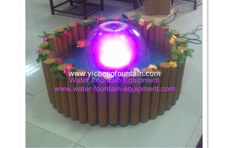 China Indoor / Outdoor Crystal Mushroom Water Fountain Set With Lights , 68cm -100cm supplier