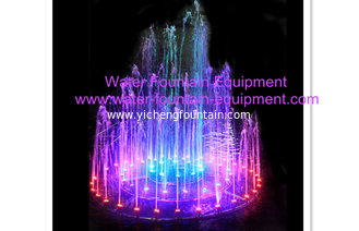 China Dia 1m Round Water Fountain Equipment / Portable Music Control Fountain SS304 supplier
