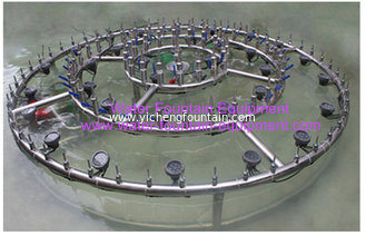 China 2m OD SS304 Musical Water Fountain Equipment Wedding Cake Fountains supplier