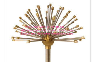 China Copper Chromplated Semisphere Water Fountain Nozzles Mini Hemisphere Indoor Outdoor supplier