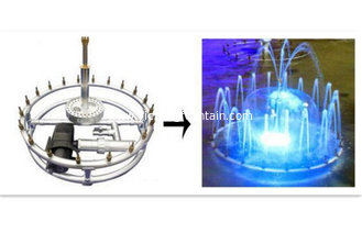 China Diameter 68cm Smoky Shape Water Fountain Equipment Stainless Steel supplier