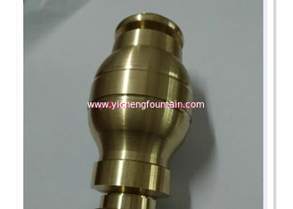 China Chrome Brass Adjustable Straight Spray Foam One Inch Fountain Nozzles For Ponds supplier