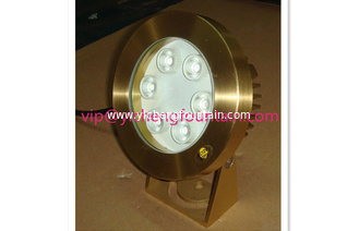 China Fully Brass Underwater Fountain Lights 196mm Height 139mm Diameter Of Different Lighting Angles supplier