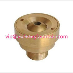 China Adjustable Dry Straight Spray Fountain Nozzle Brass Material DN25 Connection Size For Floor Fountains supplier