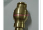 Chrome Brass Adjustable Straight Spray Foam One Inch Fountain Nozzles For Ponds supplier