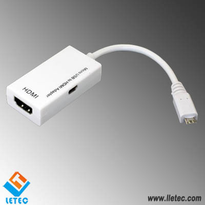 LM007 MHL USB2.0 Micro5Pin - HDMI + USB Micro5Pin cable for S2 S3 S4