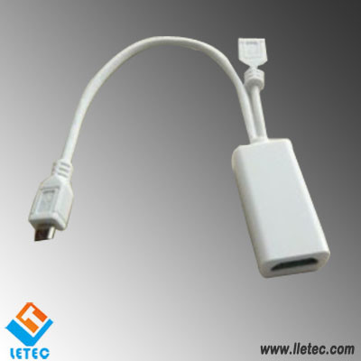 LM005 MHL USB2.0 Micro5Pin - HDMI + USB Micro5Pin cable for S2 S3 S4
