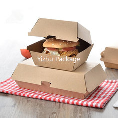 China Custom Printed Disposable Mini Paper Food Grade Packing Burger Box, Food Box Paper supplier