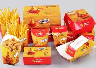 China Customized High Quality Paper Food Container/Corrugated Paper Burger Box supplier