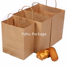 China Custom made take away fast food 120G kraft paper bag supplier