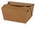 Kraft Paper Lunch Box Disposable Salad Box Food takeaway Packaging Box supplier