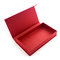 Custom red color cardboard wine paper gift red box with stamping supplier