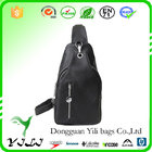 Washed canvas + genuine leather Sling Bag Men's Messenger Shoulder Bag leisure bag
