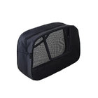Cosmetic bag with mesh window,made of 600D nylon, large capacity,OEM welcome