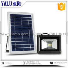 China N500A hot new design waterproof sunshine powered 6V*6W solar flood light 12 leds supplier